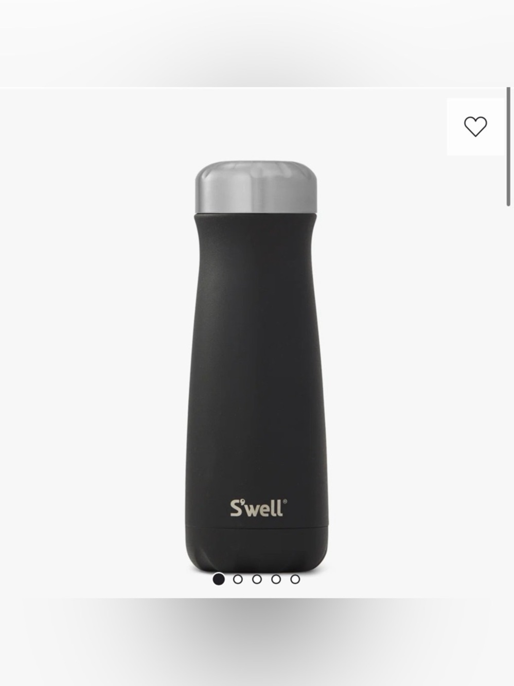 S'well Stainless Steel Traveler Triple-Layered Vacuum-Insulated Travel Mug 20oz